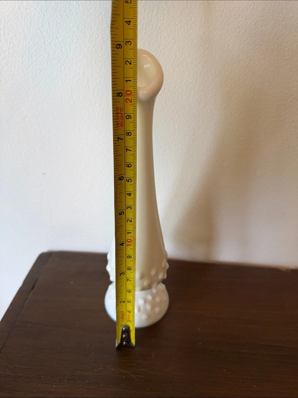 Classic White Milk Glass Bud Vase - Elegant Home Accent